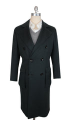 $66755 Kiton Dark Green Vicuña Peru Solid Coat - 40/50 - (KT422266)