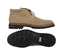$1860 Kiton Beige Calf Leather Chukka Boots - (KT814242) - Parent