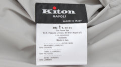 Kiton Light Gray Cashmere Melange Reversible Windbreaker - (KT222243) - Parent