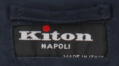 Kiton Navy Blue Cashmere Blend Solid Jacket - (KT222244) - Parent