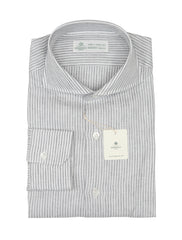 Luigi Borrelli Light Gray Linen Shirt - Slim - (LB1119228) - Parent
