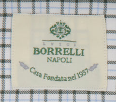 Luigi Borrelli Dark Green Plaid Cotton Shirt - Slim - (LB923238) - Parent