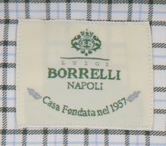 Luigi Borrelli Dark Green Plaid Cotton Shirt - Slim - (LB923238) - Parent