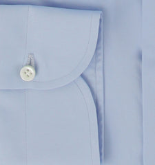 $500 Luigi Borrelli Light Blue Shirt - Slim - (LB1252516) - Parent