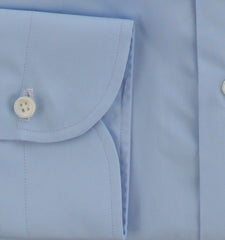 $500 Luigi Borrelli Light Blue Shirt - Slim - (LB1252519) - Parent