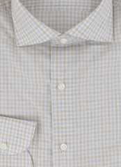 $600 Luigi Borrelli Light Blue Cotton Shirt - Slim - (LB1252523) - Parent