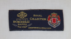 $600 Luigi Borrelli White Solid Linen Shirt - Slim - (LB125251) - Parent