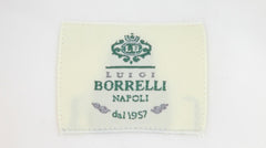 $500 Luigi Borrelli White Solid Cotton Shirt - Slim - (LB3282618) - Parent