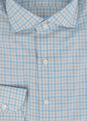 $500 Luigi Borrelli Light Blue Cotton Shirt - Slim - (LB1252512) - Parent