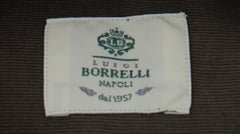 $500 Luigi Borrelli Dark Green Solid Shirt - Slim - (LB12272517) - Parent