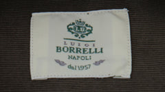 $500 Luigi Borrelli Dark Green Solid Shirt - Slim - (LB12272517) - Parent