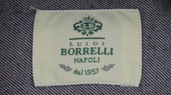 $500 Luigi Borrelli Dark Blue Solid Shirt - Slim - (LB12272512) - Parent
