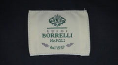 $500 Luigi Borrelli Dark Blue Solid Shirt - Slim - (LB12272522) - Parent