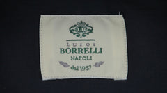 $500 Luigi Borrelli Dark Blue Solid Shirt - Slim - (LB12272522) - Parent