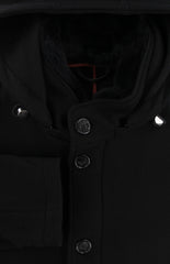 $4475 Mandelli Black Cashmere Blend Solid Coat - (MM10282510) - Parent