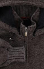 $3275 Mandelli Brown Cashmere Blend Solid Jacket - (MM1028256) - Parent