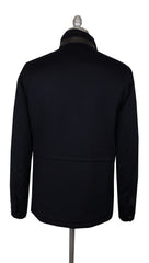 $11025 Mandelli Dark Blue Cashmere Solid Jacket - (MM1028254) - Parent