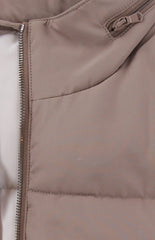 $1800 Mandelli Light Brown Polyester Solid Jacket Vest - (MM1016241) - Parent