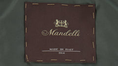 $1800 Mandelli Green Polyester Solid Jacket Vest - (MM115241) - Parent