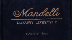 $2775 Mandelli Dark Blue Leather Solid Jacket Vest - (MM1113254) - Parent