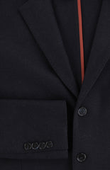 $3650 Mandelli Dark Blue Cashmere Blend Solid Sportcoat - (MM1125253) - Parent