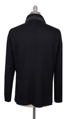 $4525 Mandelli Dark Blue Cashmere Blend Solid Jacket - (MM1028258) - Parent