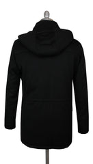 $5175 Mandelli Black Cashmere Solid Coat - (MM10282514) - Parent