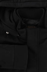 $5175 Mandelli Black Cashmere Solid Coat - (MM10282514) - Parent