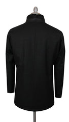 $7975 Mandelli Black Wool Blend Solid Jacket - (MM1028257) - Parent