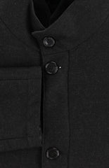 $7975 Mandelli Black Wool Blend Solid Jacket - (MM1028257) - Parent
