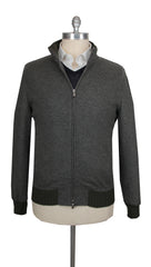$3375 Mandelli Gray Cashmere Blend Solid Jacket - (MM221261) - Parent