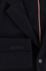 $3700 Mandelli Dark Blue Cashmere Blend Solid Sportcoat - (MM1125252) - Parent