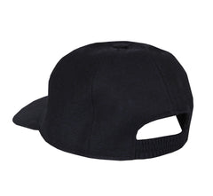 $450 Mandelli Midnight Navy Blue Wool Blend Baseball Cap - (MM38258) - Parent