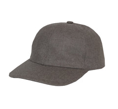 $450 Mandelli Gray Solid Wool Blend Baseball Cap - Large - (MM38257)