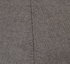 $450 Mandelli Gray Solid Wool Blend Baseball Cap - (MM38257) - Parent