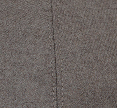 $450 Mandelli Gray Solid Wool Blend Baseball Cap - (MM38257) - Parent