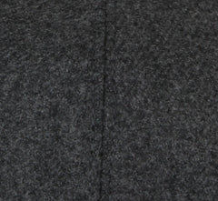 $450 Mandelli Dark Gray Solid Wool Blend Baseball Cap - (MM382510) - Parent