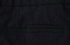 $875 Mandelli Dark Blue Solid Wool Pants - Slim - (MM620241) - Parent