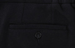 $1575 Mandelli Dark Blue Solid Cashmere Blend Pants - Slim - (MM1016254) - Parent