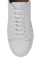 $850 Mandelli White Deer Skin Sneakers - (MM814244) - Parent