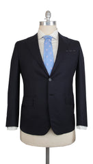 Principe d'Eleganza Dark Blue Striped Suit - 44/54 - (PE1012231)