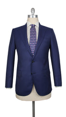 Principe d'Eleganza Blue Wool Solid Suit - (PE1010231) - Parent