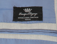 $4800 Principe d'Eleganza Light Gray Wool Melange Suit - (PE712251) - Parent