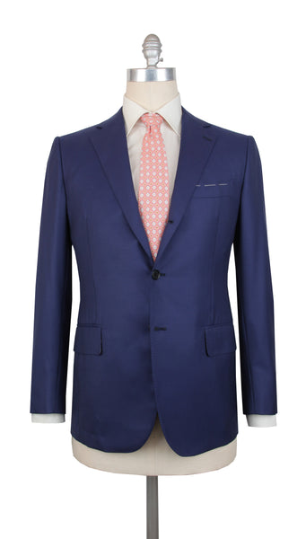 New Principe d'Eleganza Navy Blue Wool Suit - (FDL3BA23900108R7) - Parent