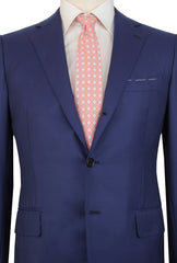 New Principe d'Eleganza Navy Blue Wool Suit - (FDL3BA23900108R7) - Parent