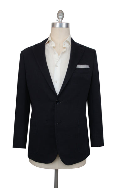 $3000 Principe d'Eleganza Dark Blue Solid Sportcoat - (PE521252) - Parent