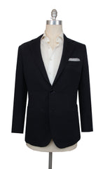 $3000 Principe d'Eleganza Dark Blue Solid Sportcoat - 40/50 - (PE521252)