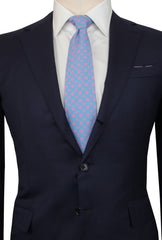 $4800 Principe d'Eleganza Navy Blue Wool Solid Suit - (PE319241) - Parent