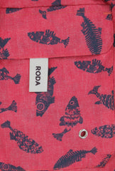$300 Roda Pink Fancy Swim Shorts - Slim - (RD529245) - Parent