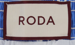 $300 Roda Blue Fancy Swim Shorts - Slim - (RD529243) - Parent